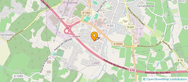 localisation de l'entreprise V PATRIMOINE à LANGON