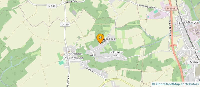 localisation de l'entreprise V POSE  RANTIGNY