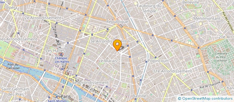 localisation de l'entreprise V POWER  PARIS