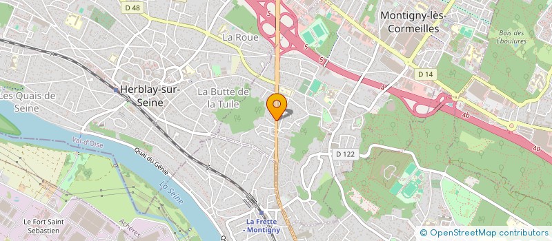 localisation de l'entreprise V PUB SIGNALITIQUES  MONTIGNY-LES-CORMEILLES