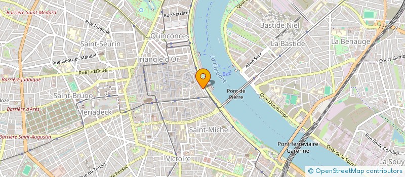 localisation de l'entreprise V. R. ARENA  BORDEAUX