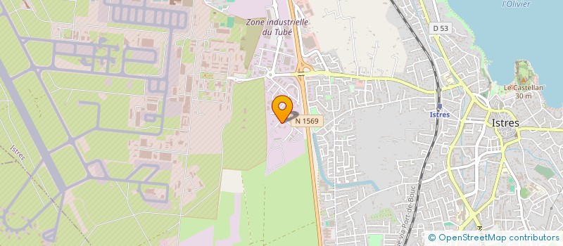 localisation de l'entreprise V.R.D PROVENCE  ISTRES