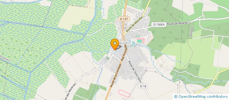 localisation de l'entreprise V R G  ETAULIERS