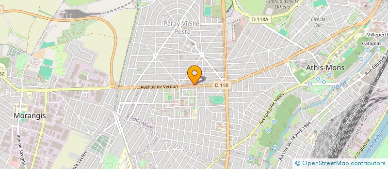 localisation de l'entreprise V&R INVEST à PARAY-VIEILLE-POSTE