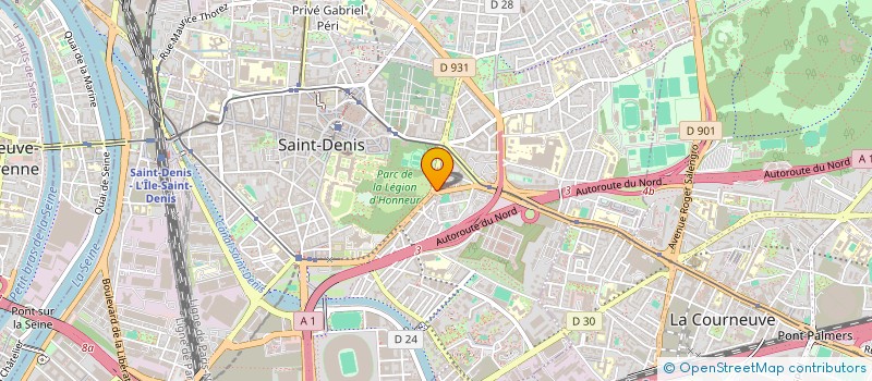 localisation de l'entreprise V.R.M.S à SAINT DENIS