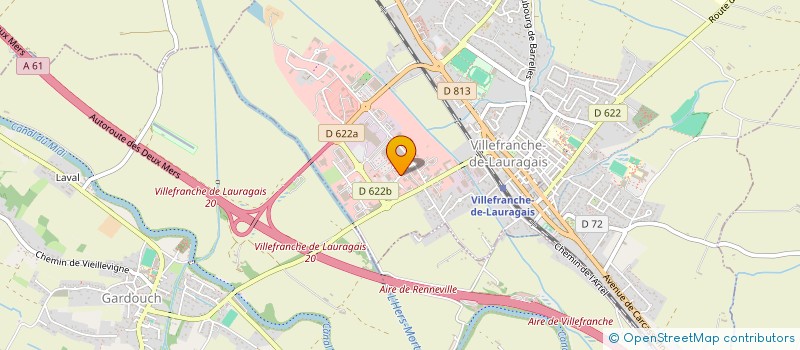 localisation de l'entreprise V.R.T.P à VILLEFRANCHE-DE-LAURAGAIS