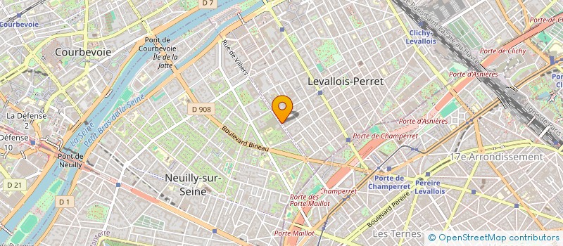 localisation de l'entreprise V.S.* à LEVALLOIS-PERRET