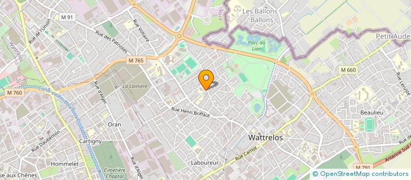 localisation de l'entreprise V.S à WATTRELOS