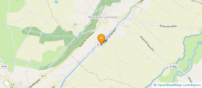 localisation de l'entreprise V.S.A  MARIGNAC-LASCLARES