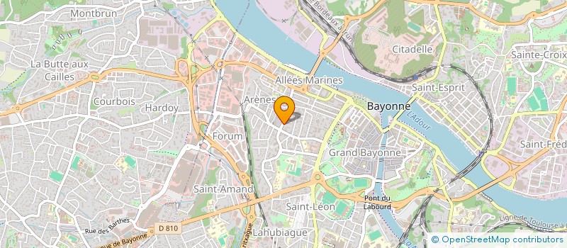 localisation de l'entreprise V.S AUTOMOBILES à BAYONNE