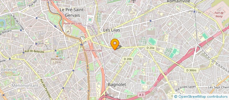 localisation de l'entreprise V&S CONSEIL à LES LILAS