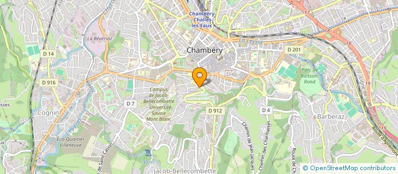 localisation de l'entreprise V & S CONSEILS à CHAMBERY