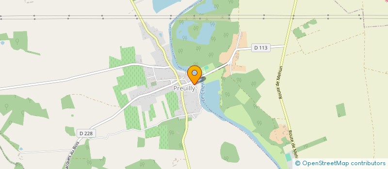 localisation de l'entreprise V.S.E.V. VITICOLES SERVICES ET ESPACES VERTS  PREUILLY