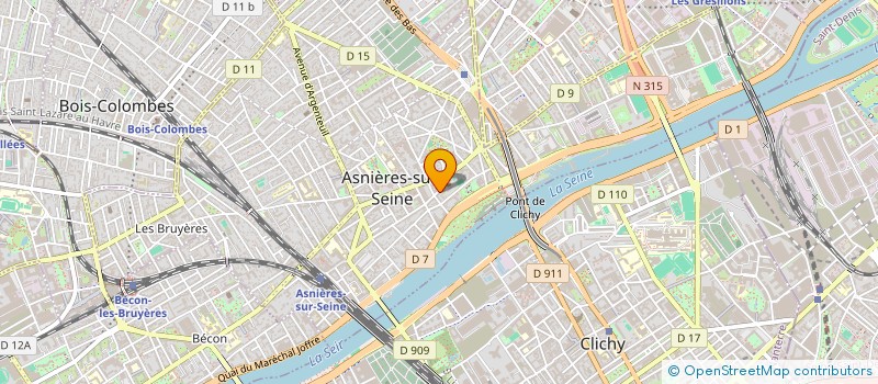 localisation de l'entreprise V.S. EXOTIQUE à ASNIERES-SUR-SEINE