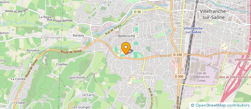 localisation de l'entreprise V.S IMMO  PORTE DES PIERRES DOREES