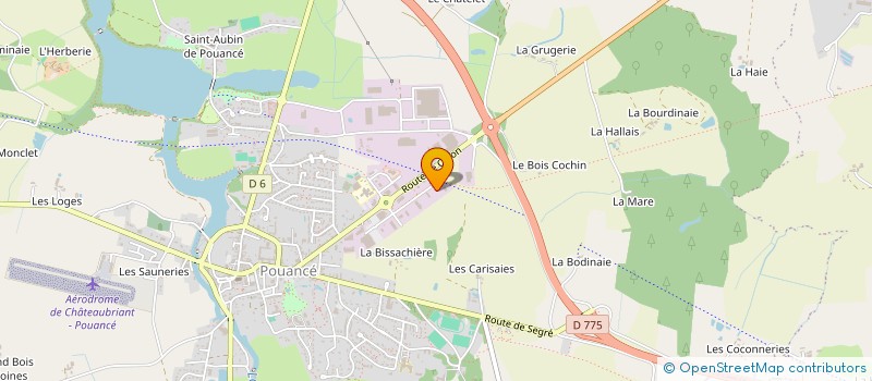 localisation de l'entreprise V.S. INVEST à OMBREE D'ANJOU