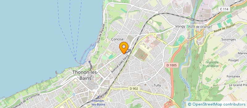 localisation de l'entreprise V S KOUROU à THONON-LES-BAINS