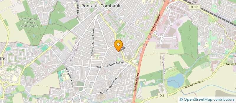 localisation de l'entreprise V.S.M. à PONTAULT-COMBAULT