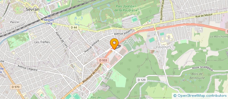localisation de l'entreprise V.S OPTIC à LIVRY-GARGAN