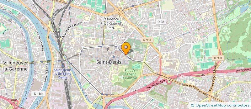 localisation de l'entreprise V.S RENOVATION  SAINT-DENIS