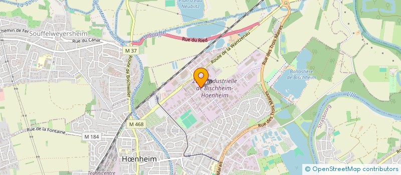 localisation de l'entreprise V.S. TRADUCTIONS à BISCHHEIM