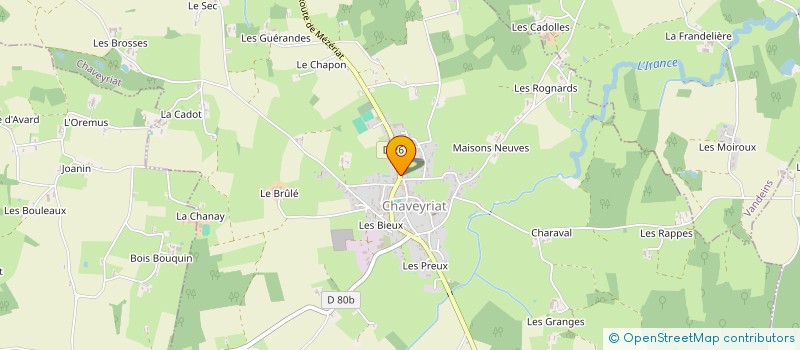 localisation de l'entreprise V.S.V à CHAVEYRIAT