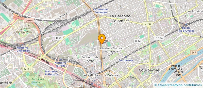 localisation de l'entreprise V SEPT à COURBEVOIE