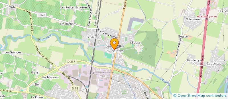 localisation de l'entreprise V SLIM à BELLEVILLE-EN-BEAUJOLAIS