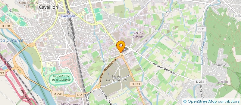 localisation de l'entreprise V.STOCK  CAVAILLON