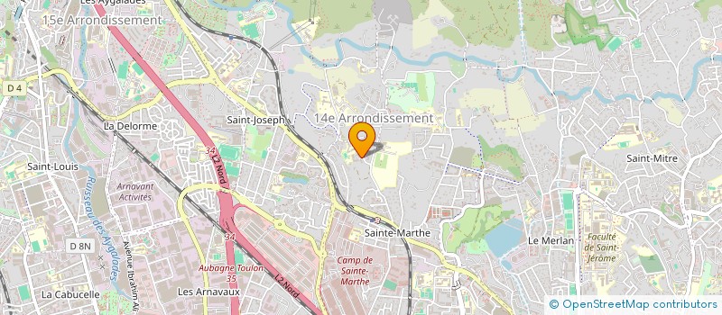 localisation de l'entreprise V & T 68 à MARSEILLE