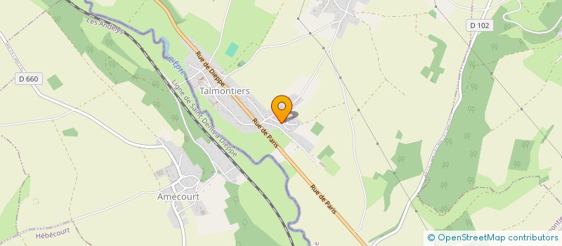 localisation de l'entreprise V.T.C FRED  BOIS-COLOMBES