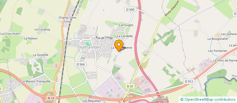 localisation de l'entreprise V&T FRENCH PROPCO SCI à VALFRAMBERT