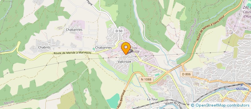 localisation de l'entreprise V&T INVEST  MENDE