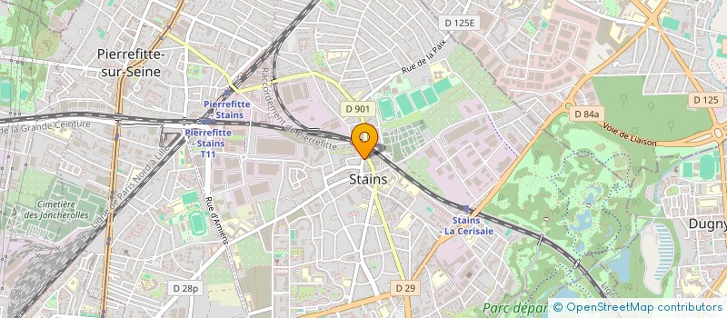 localisation de l'entreprise V T K à STAINS
