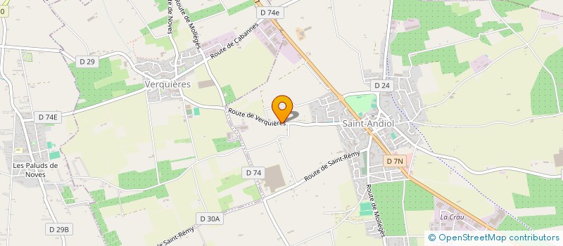 localisation de l'entreprise V T L  SAINT-ANDIOL