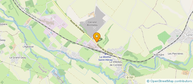 localisation de l'entreprise V.T.L à SAINTE-EANNE