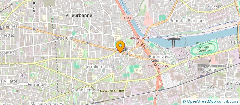 localisation de l'entreprise V T L IMMOBILIER  VILLEURBANNE