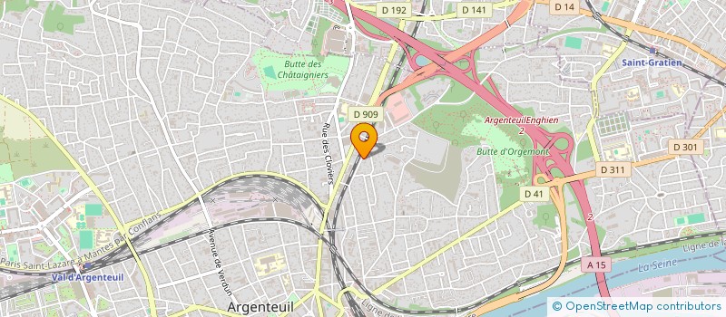 localisation de l'entreprise V.T LUXURY DRIVER  ARGENTEUIL