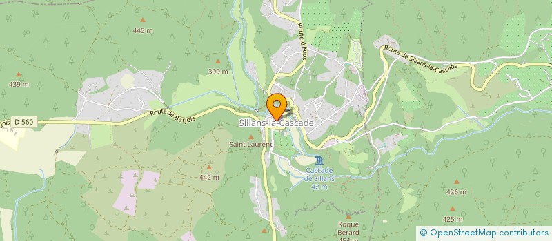 localisation de l'entreprise V T M  SILLANS-LA-CASCADE