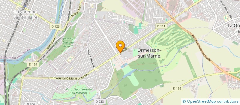 localisation de l'entreprise V.T MINI MARKET à ORMESSON-SUR-MARNE