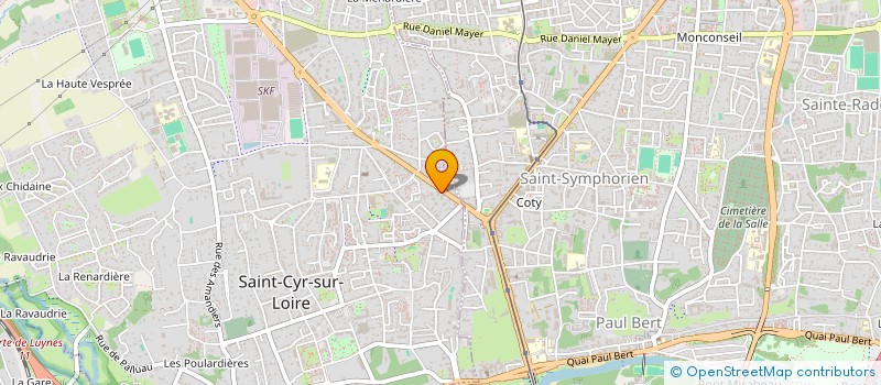 localisation de l'entreprise V&T PATRIMOINE  SAINT-CYR-SUR-LOIRE