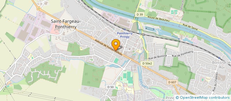 localisation de l'entreprise V.T.S. VIABILITE TECHNIQUE SERVICE à SAINT-FARGEAU-PONTHIERRY