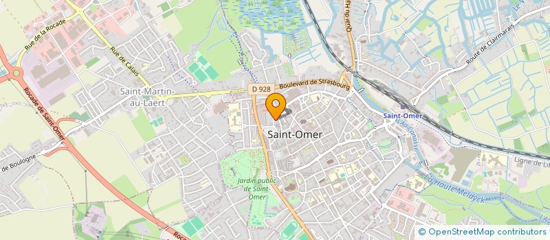 localisation de l'entreprise V&V AVOCATS  SAINT-OMER