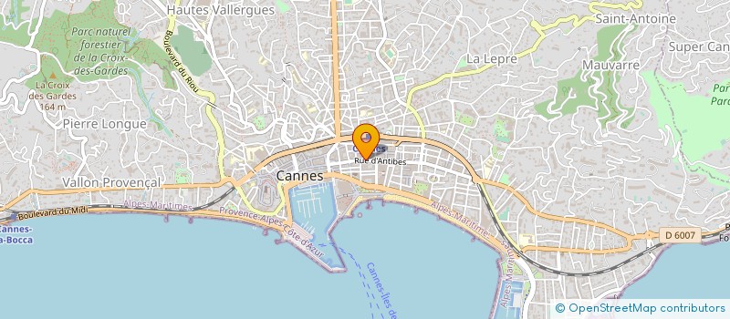localisation de l'entreprise V.V.C BATIMENT à CANNES