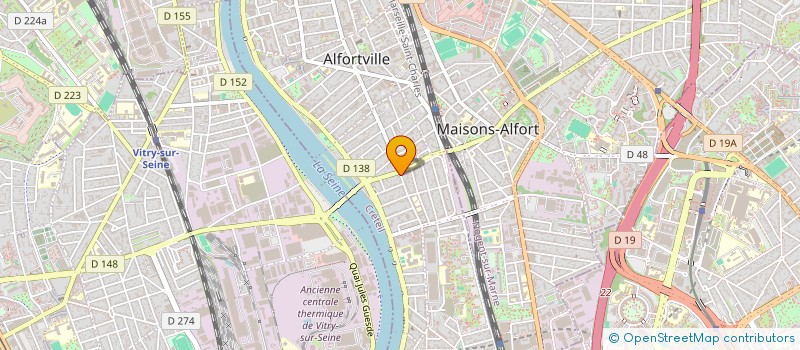 localisation de l'entreprise V V G à ALFORTVILLE