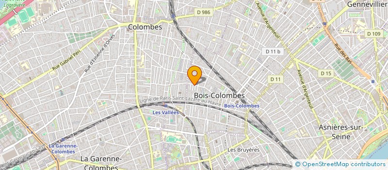 localisation de l'entreprise V&V INVESTMENT à BOIS-COLOMBES