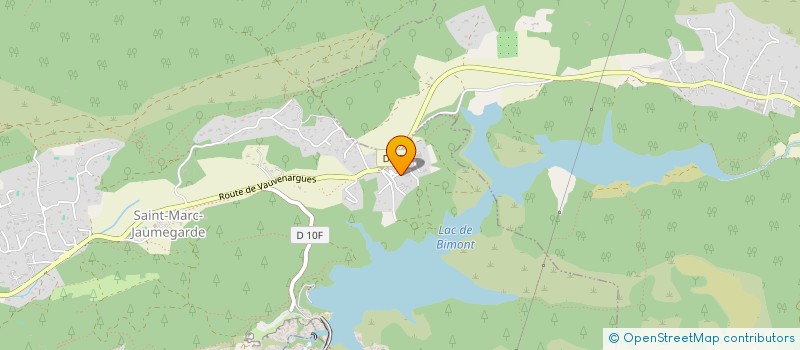 localisation de l'entreprise V.V.L.A.  SAINT-MARC-JAUMEGARDE
