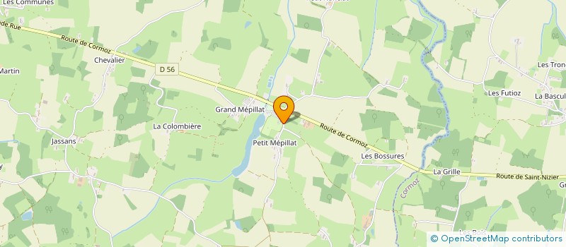 localisation de l'entreprise V.V.L.C  SAINT-NIZIER-LE-BOUCHOUX