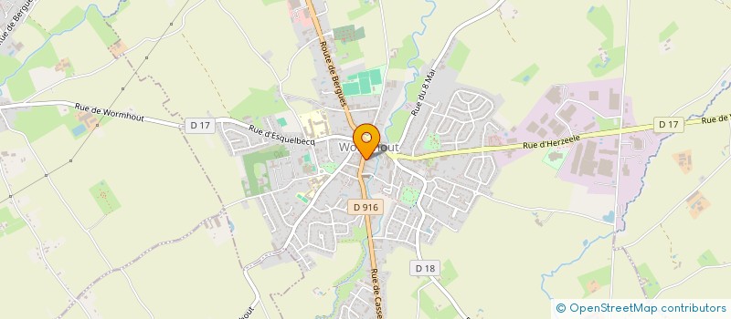 localisation de l'entreprise V.V.PROMOTION IMMOBILIERE  WORMHOUT