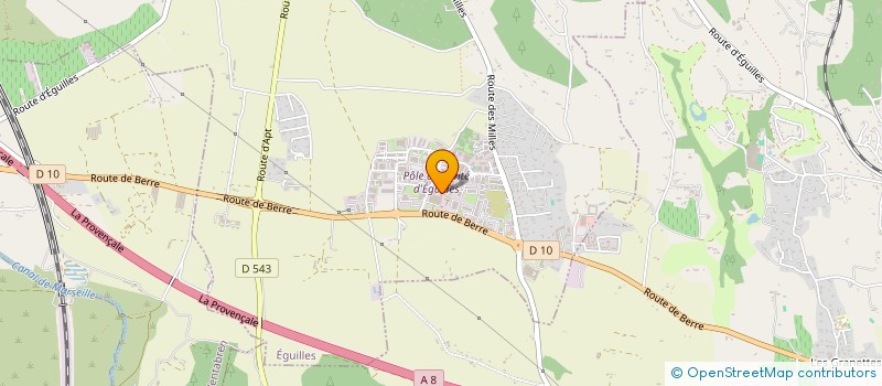 localisation de l'entreprise V W I  EGUILLES